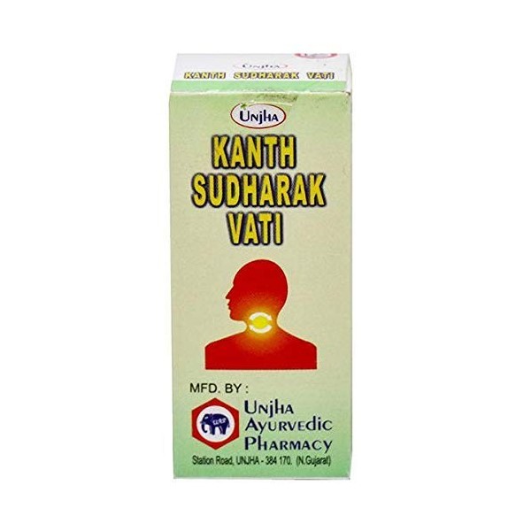 Rough Unjhas Kanth Sudharak Vati 20 G lot de 2 