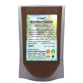 Leayur Poudre de mochras Bombax Malabaricum , 100 g