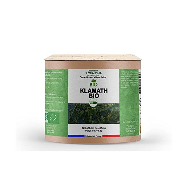 Rue Des Plantes - Klamath bio 120 gélules riche en vitamines et minéraux