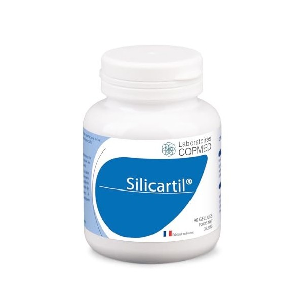 LABORATOIRES COPMED - Silicartil® - Complément alimentaire - Solidité des os - Résistance des tissus conjonctifs - Marque Fra