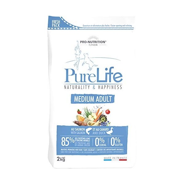 Pro nutrition Flatazor - Pure Life Medium Adulte 2kgs