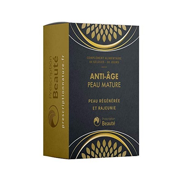 Prescription Nature - ANTI-ÂGE PEAU-MATURE - 60 Gélules