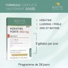 Kératine Forte 900 mg - Complément Alimentaire Pousse des Cheveux - Kératine, Biotine, Vitamine B6, Zinc, Prêle, Luzerne - 40