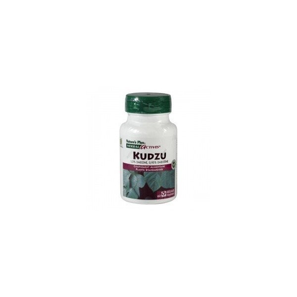 NaturesPlus - Kudzu 60 gélules - extrait de plante standardisée à 1,25% de daidzéïne - action calmante et équilibrante - Conç