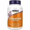 Now Foods, Colostrum, 500mg, Colostrum Bovin, 120 Capsules, avec Arôme Vanille, Testé en Laboratoire, Sans Gluten, Sans Soja,