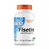 Doctors Best, Fisetin avec Novusetin, 100mg, 30 Capsules végétaliennes, Testé en Laboratoire, Sans Gluten, Sans Soja, Végéta