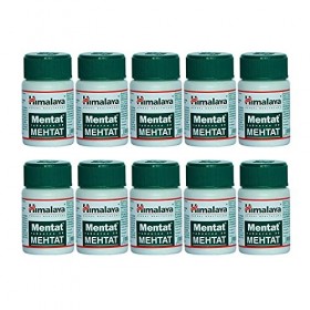 10 x30 tablets MENTAT Himalaya Herbal supports normal memory and attention - Total 300 Tablets