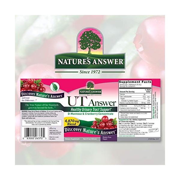 Natures Answer - Réponse dUT - 4 once liquide