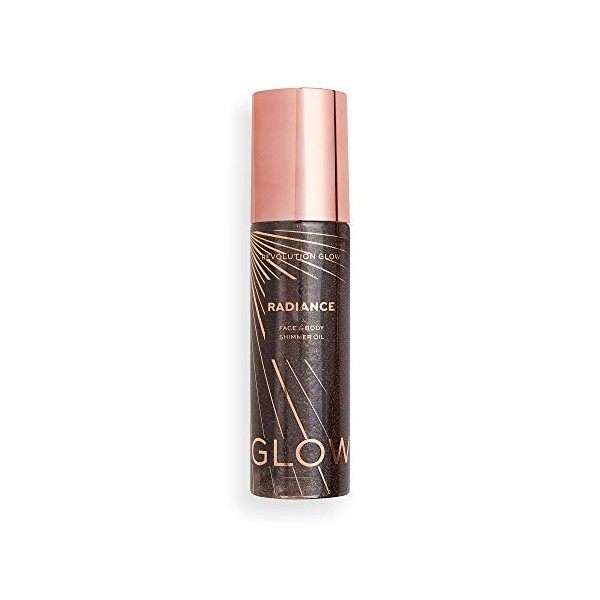 Makeup Revolution, Radiance, Shimmer Oil, Illuminateur, Warm Bronze,100ml