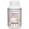 Argile verte et blanche Labofloral 300 gélules dosées à 420 mg - Complément alimentaire - vertus purifiantes et apaisantes du