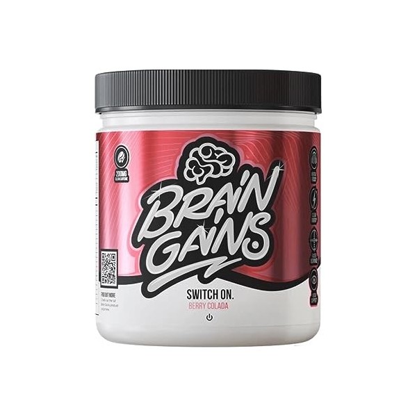 Brain Gains Switch On Original 225g Baies Colada