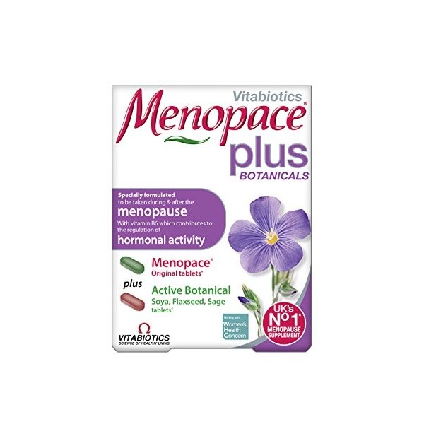 Vitabiotics, Menopace Plus, 56 comprimés