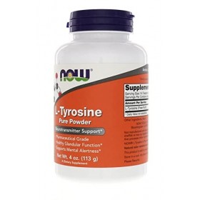 NOW Foods - Tyrosine Powder - 4 oz.