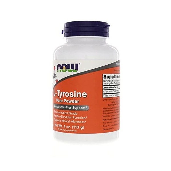 NOW Foods - Tyrosine Powder - 4 oz.