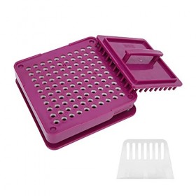 Outil de Remplissage Manuel de Capsule de Plaque de Remplissage de Poudre de Capsule de Plaque de Capsule Vide de 100 Trous, 