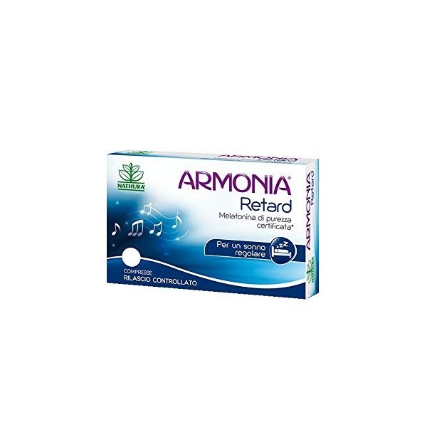 2 x Nathura Armonia Retard – Mélatonine de pureté certifiée – 240 ch.