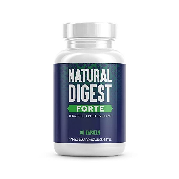 Natural Digest Forte 1x 60 gélules – complément alimentaire naturel pour lintestin – Très bonne tolérance