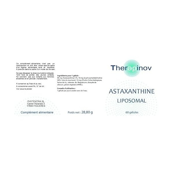 Astaxanthine Liposomale