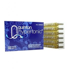 QUINTON | Hypertonic Buvable 30 ampoules + 2 Formats Voyage OFFERTS Isotonique + Hypertonic | Complément Alimentaire