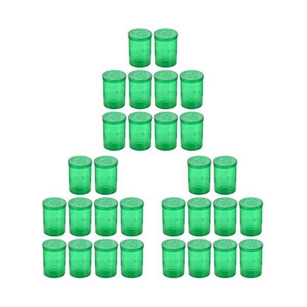 Lot de 90 flacons rechargeables de couleur verte avec bouchon déchantillon vide scellé ml flacon distributeur pour boîtes : 