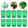 Lot de 90 flacons rechargeables de couleur verte avec bouchon déchantillon vide scellé ml flacon distributeur pour boîtes : 