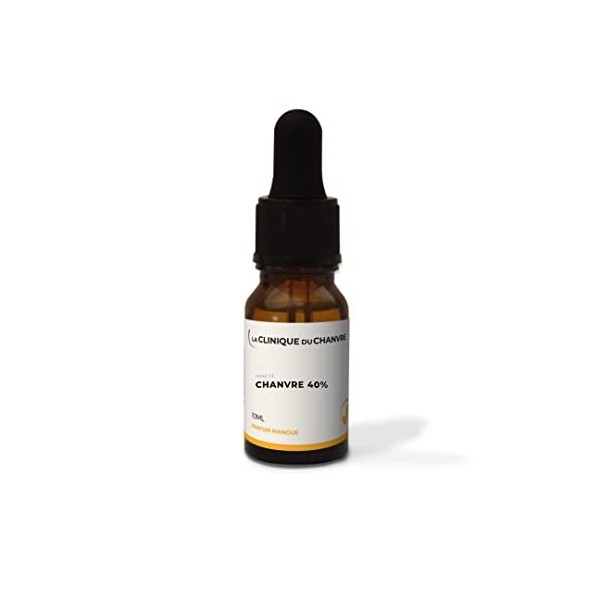 Huile 40% | Goût Mangue | Qualité premium | Fabriqué en France - 10 ml