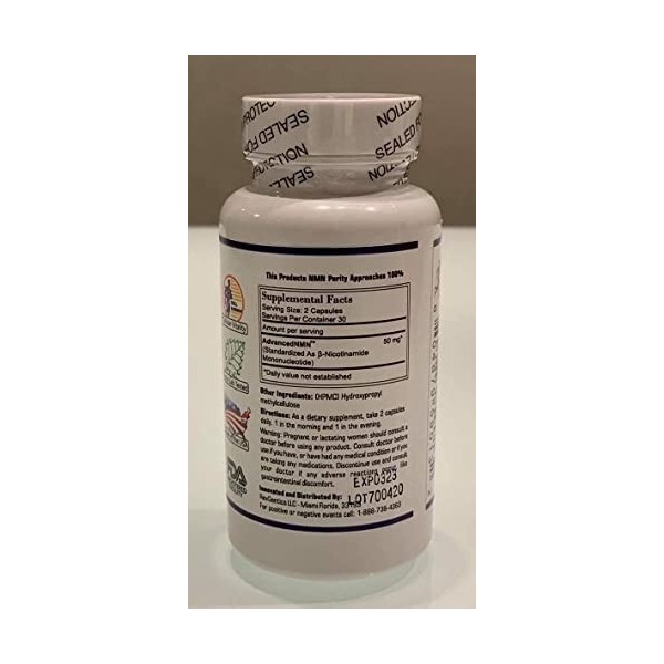 RevGenetics-ADVANCEDNMN 50mg capsule-2 bottles