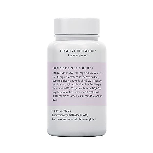 Complément Alimentaire Opekaferrine | Fertilité 1100mg Inositol | 60 Gélules | Bivea Médical