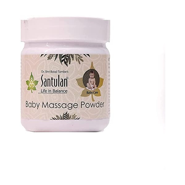 PUB Ayurveda Poudre de massage pour bébé 35 g avec pilules de soulagement de la gorge Sukanthi 1 g