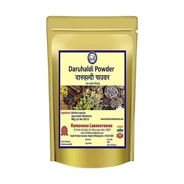 CROW Kamdhenu Daruhaldi Poudre 250 g