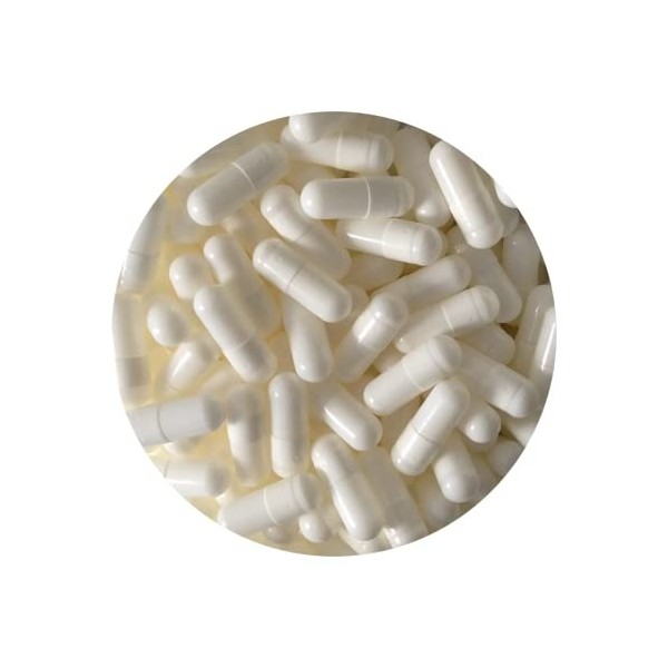 DR T & T Size000 Lot de 500 capsules végétariennes HPMC végétariennes Blanc Taille 000