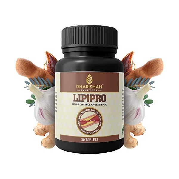 AOZA Dharishah Ayurveda Lipipro pour réguler le taux de cholestérol 30 capsules 