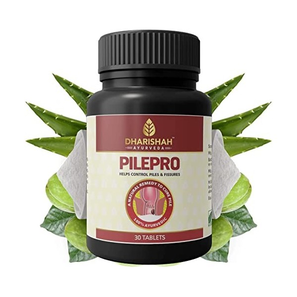 AOZA Dharishah Ayurveda Pilepro Ayurveda Capsules pour saignement/hémorroïdes 30 capsules 