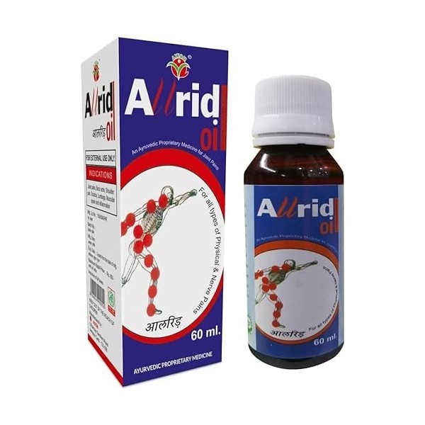 Verem Huile Allrid 60 ml lot de 3 | Produit certifié WHO-GLP, BPF