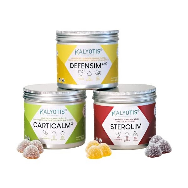 Trio Bien-être Gummies - Articulations - Immunité - Circulation - Fabriqué en France