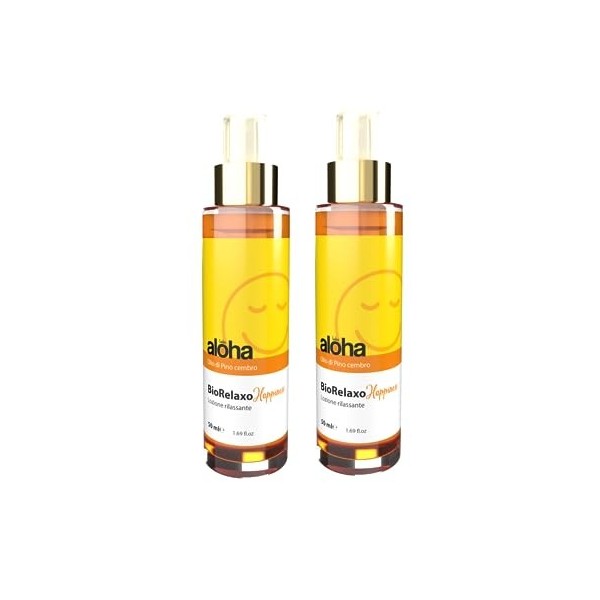 Aloha BioRelaxo Bonheur Spray Antistress Relax Humeur Anxiété Stress Pack Bien-être et Santé x2