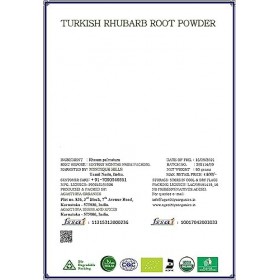 Puritans Poudre de racine de rhubarbe turque, 100 g