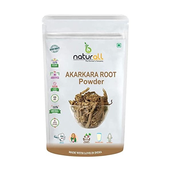 CROV Akarkara Root Powder | Anacyclus Pyréthre | Poudre de racine pelitoire - 500 g