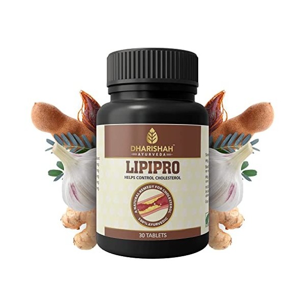 QURA Ayurveda Lipipro pour réguler le taux de cholestérol 30 capsules 