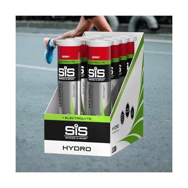 SiS GO Hydro tube de 20 tablettes - Baies