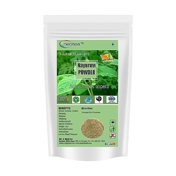 SMED Neotea Achyranthes Aspera/Chirchita/Nayuruvi Poudre 500 g