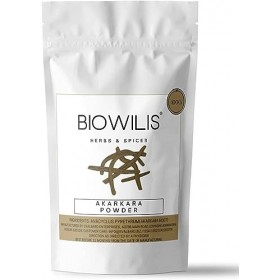 LOGY Poudre dAkarkara – Anacyclus Pyrèthre Racine pelitoire Akarkara Irani/Akarkara Asli/Poudre, naturelle, 100 g