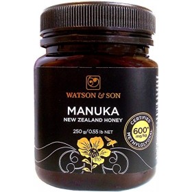 Miel Manuka MG600-250g: No1 pour la santé des Seniors Enfants Tous. Boosteur du système immunitaire. Validé scientifiquement.