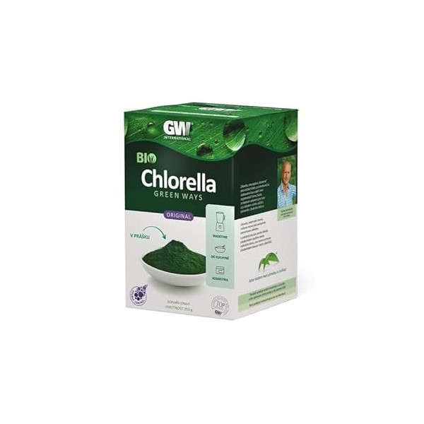 Green Way Poudre de chlorella 100 % naturelle et biologique