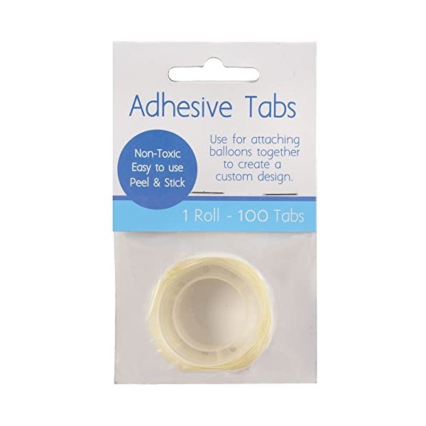 Amscan Adhesive Tabs 0.5" Diameter 100/Pkg-