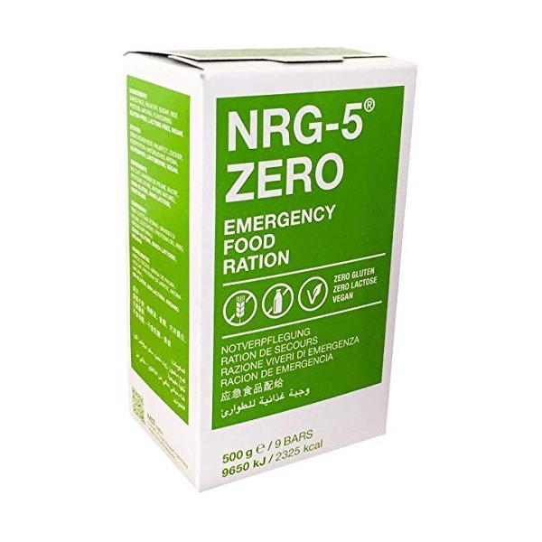 5 x NRG-5 Zero - Sans gluten - Survival - 500 g