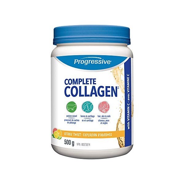 Progressive Complete Collagen 500g Citrus Twist