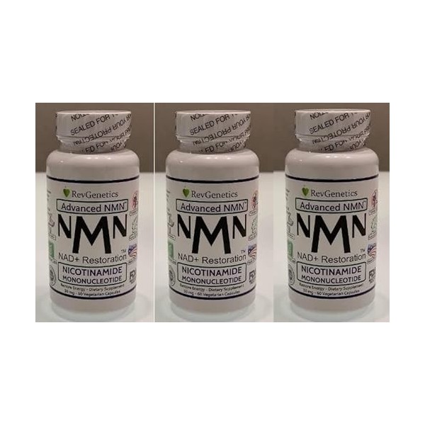 RevGenetics-ADVANCEDNMN 50 mg 3 bottles