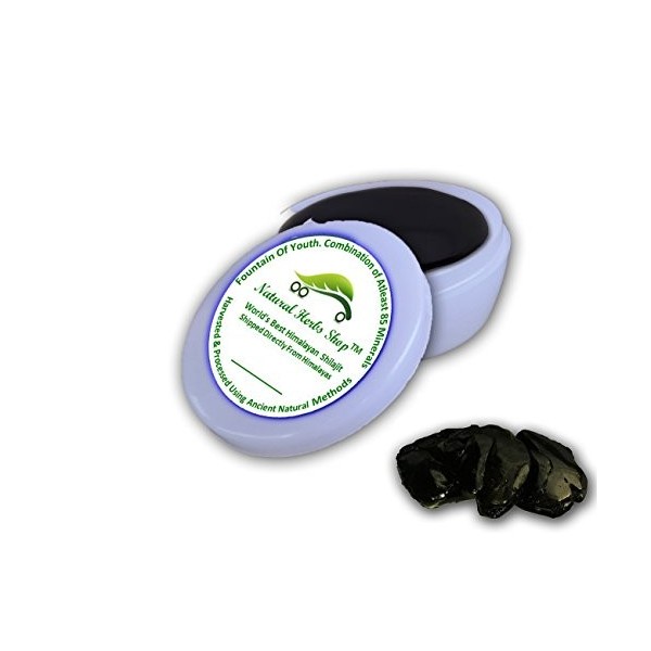 Pur 40 grammes Naturel Shilajit mumiyo, Asphaltum, résine Coller. | acide Lhumic | Lacide fulvique | médicaments ayurvéd