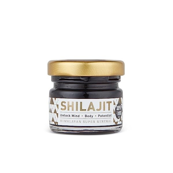 Superfoods Résine Shilajit dorigine de lHimalaya 25 g 2 mois